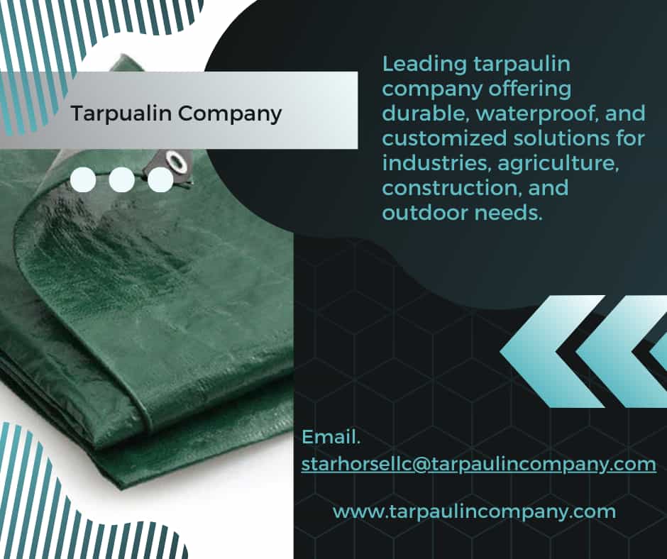 Waterproof Canvas Tarps for All Weather Use